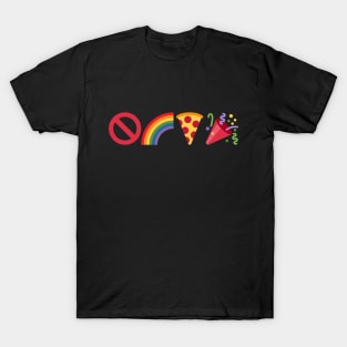 🚫🌈🍕🎉 T-Shirt